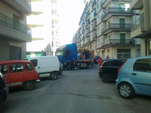 camion bloccato